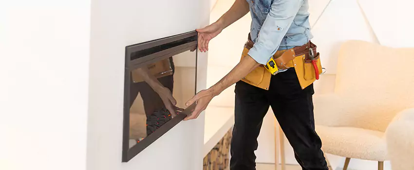 Metal Fireplace Installation in Highland, Indiana