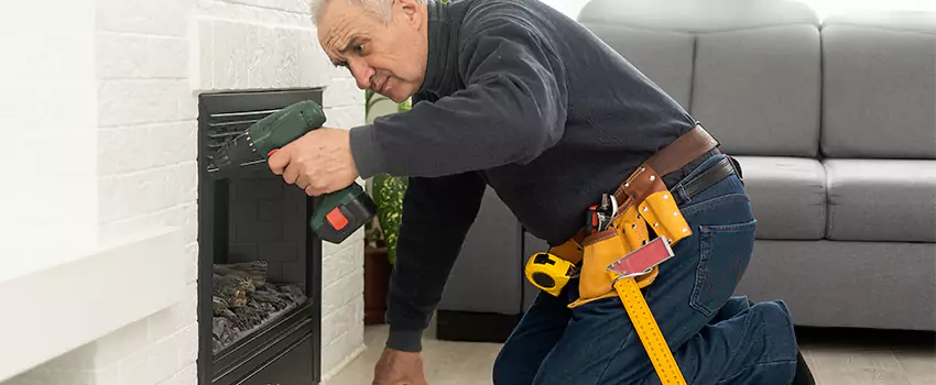 New Indoor Fireplace Installation in Highland, Indiana