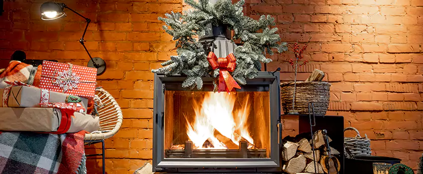 Travis Industries Linear Gas Fireplace Installation in Highland, Indiana