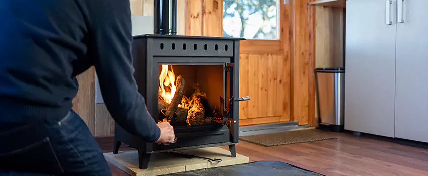Open Hearth Wood Fireplace Installation in Highland, IN