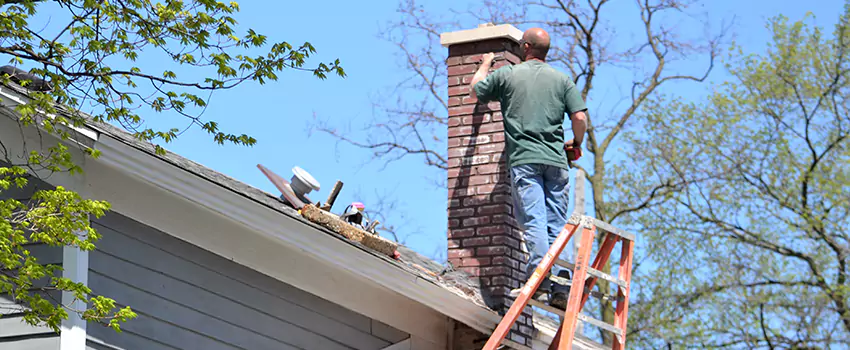 Vinyl and PVC Chimney Flashing Installation in Highland, IN