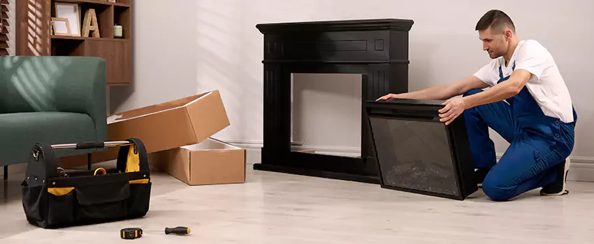 Old Rusted Metal Fireplace Repair And Replacement in Highland, IN