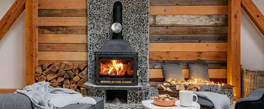 Thelin Hearth Products Direct Vent Gas Stove Fireplace Inspection in Highland, Indiana